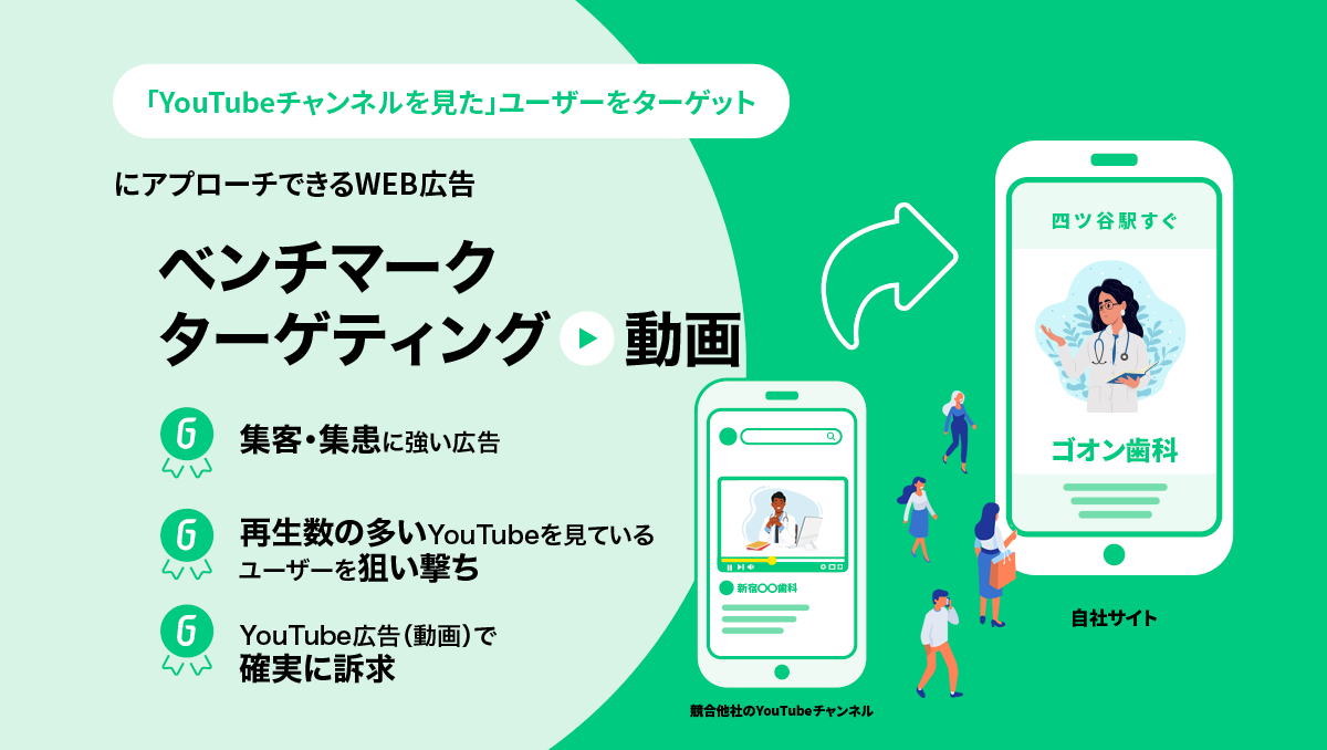 ベンチマークシリーズ | ベンチマークターゲティング動画 | Go-on株式会社